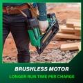  | Metabo HPT NR3690DCM 36V MultiVolt 3-1/2 in. Cordless Paper Strip Framing Nailer Kit (2.5 Ah) image number 5
