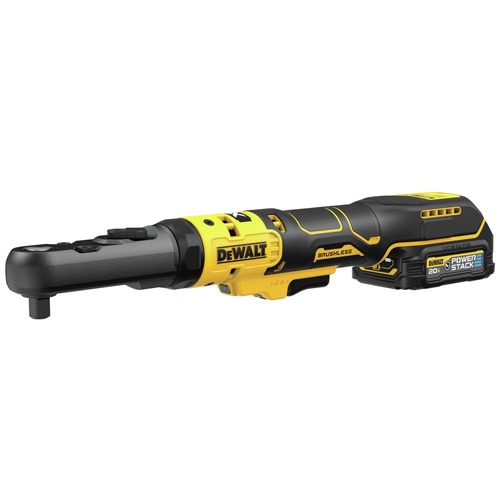 Dewalt 20V MAX XR Brushless Lithium-Ion 3/8 in. and 1/2 in. Cordless Sealed  Head Ratchet Kit with POWERSTACK Battery (1.7 Ah) - DCF510GE1