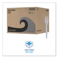 Percentage Off | Boardwalk BWKFORKHW Heavyweight Polystyrene Plastic Fork Cutlery - White (1000/Carton) image number 3