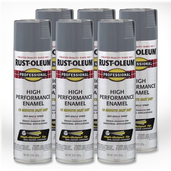 AUTO CARE AND DETAILING | Rust-Oleum Professional 15 oz. Aerosol Can Spray Paint - Gloss Dark Machine Gray (6/Carton) - 7587838
