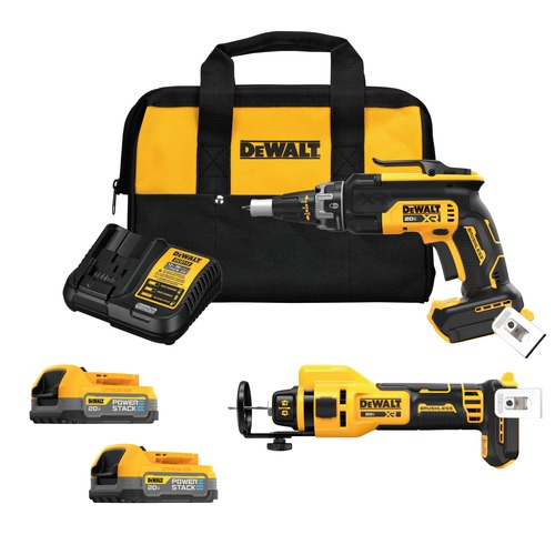 Screw Guns | Dewalt DCK265E2 20V MAX Brushless Screwgun and Cutout Kit (1.7 Ah) image number 0