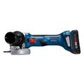Angle Grinders | Bosch GWX18V-8N 18V Brushless Lithium-Ion 4-1/2 in. Cordless X-LOCK Angle Grinder with Slide Switch (Tool Only) image number 3