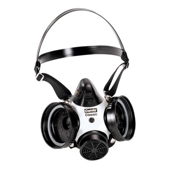 MSA Comfo Classic SoftFeel Silicone Facepiece - Black - 808071