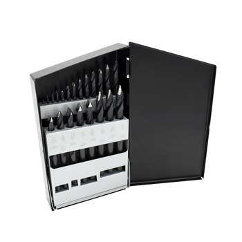 POWER TOOLS | Astro Pneumatic ONYX 21-Piece TurboStep HSS 1/16 in. to 3/8 in. Drill Bit Set - TS21