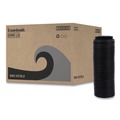  | Boardwalk BWKHOTBL8 Plastic Hot Cup Lids for 8 oz. Hot Cups - Black (1000/Carton) image number 4