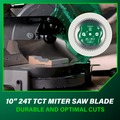 Miter Saws | Metabo HPT C10FCGSM 15 Amp Single Bevel 10 in. Corded Compound Miter Saw image number 6