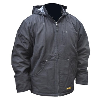 HEATED GEAR | Dewalt DCHJ076ABB-2X 20V MAX Heavy-Duty Heated Work Jacket - 2XL/Black (Jacket Only)