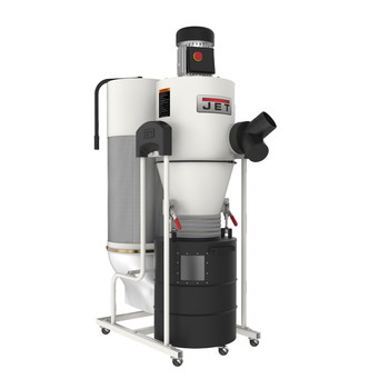 DUST COLLECTORS | JET JCDC-1.5 115V 1.5 HP 1PH Cyclone Dust Collector - JT9-717515