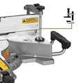 Miter Saws | Dewalt DWS779-DWX724 120V 15 Amp Double-Bevel Sliding 12-in Corded Compound Miter Saw with Compact Stand Bundle image number 10
