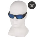 July Member-Exclusive Offer Save 10% off on One Item | Ansell 21307 3016314 Elite Safety Glasses - Black Frame, Blue Mirror Polycarbonate Lens (12/Carton) image number 3