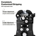 Cable and Wire Cutters | Klein Tools 11061 Heavy Duty Self-Adjusting Wire Stripper and Cutter image number 14