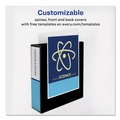 July Member-Exclusive Offer Save 10% off on One Item | Avery 17041 3 Slant Rings 3 in. Capacity 11 in. x 8.5 in. Durable View Binder with DuraHinge - Black image number 3