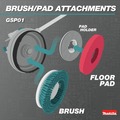 Polishers | Makita GSP01M1 40V max XGT Lithium-Ion Brushless Telescoping 8 in. Cordless Polisher/Scrubber Kit (4 Ah) image number 9