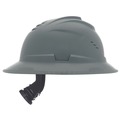 Hard Hats | MSA 10215836 V-Gard C1 Fas-Trac III Full Brim Vented Hard Hat - Gray image number 4
