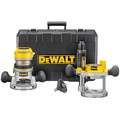 Dewalt DW616PK 1-3/4 HP  Fixed Base and Plunge Router Combo Kit image number 0