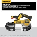Save 10% off one item | Dewalt DCS379B 20V MAX XR Brushless Dual Trigger Lithium-Ion Cordless Mid-Size Bandsaw (Tool Only) image number 1