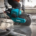 Concrete Saws | Makita GEC01PL 80V max XGT (40V max X2) Brushless Lithium-Ion 14 in. Cordless AFT Power Cutter Kit with Electric Brake and 2 Batteries (8 Ah) image number 14