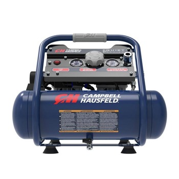 PORTABLE AIR COMPRESSORS | Campbell Hausfeld 2 HP 2 Gallon 125 PSI Single Stage Electric Quiet Oil-Free Portable Air Compressor - DC020500