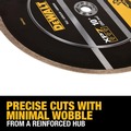 Circular Saw Blades | Dewalt DW47457 4 in. XP7 Tile Diamond Blade image number 7