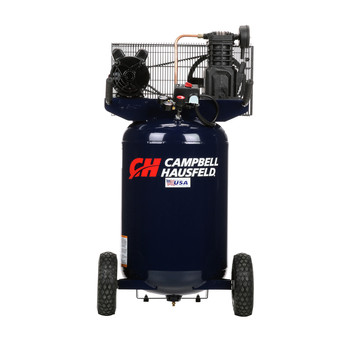 PORTABLE AIR COMPRESSORS | Campbell Hausfeld 2 HP 30 Gallon Oil-Lube Vertical Portable Air Compressor - VT6358