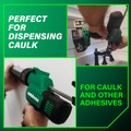 Caulk and Adhesive Guns | Metabo HPT AC18DAQ4M 18V MultiVolt Lithium-Ion Cordless Caulking Gun (Tool Only) image number 8