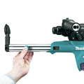 Clearance Center | Makita GRH07M1W 40V max XGT Brushless Lithium-Ion 1-1/8 in. Cordless AFT/AWS Capable Accepts SDS-PLUS Bits AVT D-Handle Rotary Hammer Kit with Dust Extractor (4 Ah) image number 2