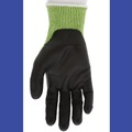 Work Gloves | MCR Safety 9277PUXL Cut Pro Gloves - X-Large/Black/Lime (1-Dozen) image number 4