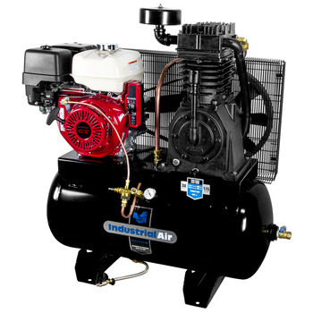 PRODUCTS | Industrial Air 13 HP 30 Gallon Oil-Lube Honda Engine Truck Mount Air Compressor - IH1393075