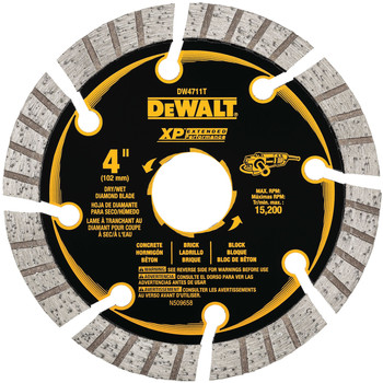 Dewalt 12 in. XP All-Purpose Segmented Diamond Blade - DW4711T