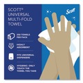  | Scott 01840 9.2 in. x 9.4 in. 1-Ply Essential Multi-Fold Towels with Absorbency Pockets - White (4000/Carton) image number 11