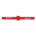  | National Checking Company P17SI-2 SecureIT Tamper Evident 1 in. x 7 in. Secure It Drink Lid Seal - Red (2/Pack) image number 2