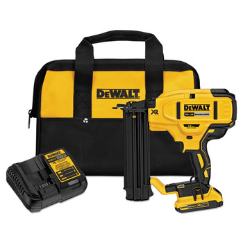 NAILERS AND STAPLERS | Dewalt 20V MAX XR Lithium-Ion 18 Gauge Cordless Brad Nailer Kit (2 Ah) - DCN680D1