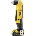 Right Angle Drills | Dewalt DCD740C1 20V MAX Lithium-Ion Compact 3/8 in. Cordless Right Angle Drill Kit (1.5 Ah) image number 2
