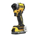 DeWALT 20V MAX System | Dewalt DCF850E1 20V MAX ATOMIC Brushless Lithium-Ion Cordless 1/4 in. Impact Driver Kit (1.7 Ah) image number 2
