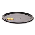 | WNA A518PBL 18 in. Diameter Caterline Casuals Thermoformed Plastic Platters - Black (25/Carton) image number 2