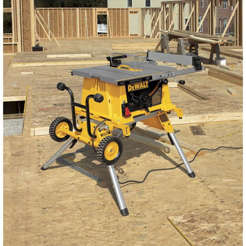 Dewalt Table Saw Stand Best 2018 Dewalt 15 Amp 10 In Job Site Table Saw With Scissor Stand Dwe7490x