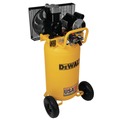 Save 10% off one item | Dewalt DXCM251.COM 2 HP 25 Gallon 200 Max PSI 7.7 SCFM @ 40 PSI 6.2 SCFM @ 90 PSI Oil-Lubed Belt Drive Electric Portable Vertical Air Compressor image number 1