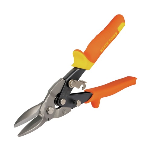 Snips | Klein Tools 1202S Straight Aviation Snips with Wire Cutter image number 0