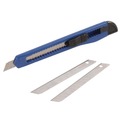 Knives | Great Neck SBK3 9 mm Blade 5 in. Plastic Handle Snap-Off Utility Knife - Blue image number 0