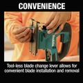 Makita Appreciation Week! Save 10%! | Factory Reconditioned Makita XVJ04Z-R 18V LXT Brushless Lithium-Ion Cordless Jig Saw (Tool Only) image number 12