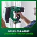 Brad Nailers | Metabo HPT NT1850DFTM 18V MultiVolt Brushless Lithium-Ion Cordless 18-Gauge Compact Brad Nailer Kit (2 Ah) image number 4