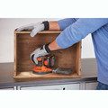 Random Orbital Sanders | Black & Decker BDCRO20C 20V MAX Lithium-Ion Brushed Cordless Random Orbital Sander Kit (1.5 Ah) image number 4