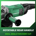 Angle Grinders | Metabo HPT 646467420 120V 15 Amp W 24-230 MVT 9 in. Corded Angle Grinder image number 9