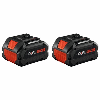 POWER TOOL ACCESSORIES | Bosch 2-Piece CORE18V PROFACTOR 8 Ah Lithium-Ion Performance Batteries - GBA18V80-2PK