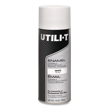 Rust-Oleum UTILI-T 10 oz. Aerosol Can Spray Paint - White (6/Carton) - 387395