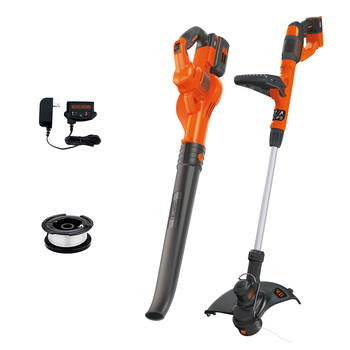 OUTDOOR POWER COMBO KITS | Black & Decker 40V MAX String Trimmer/Edger and Sweeper Combo Kit - LCC340C