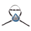  | MSA 815692 Advantage 200 LS Respirator with 2-Piece Neckstrap - Medium, Blue image number 2