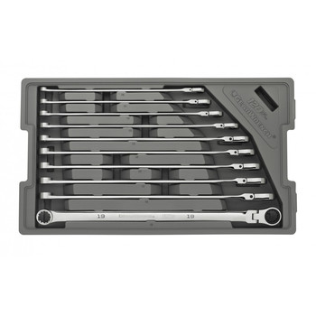 BOX WRENCHES | GearWrench 120XP 10-Piece XL Flex GearBox Metric Universal Spline Ratcheting Wrench Set - 86126