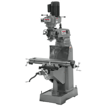 JET JVM-836-3 8 in. x 36 in. 1-1/2 HP 3-Phase Vertical Milling Machine