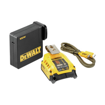 CHARGERS | Dewalt 20V MAX FLEXVOLT Lithium-Ion USB Charging Kit with 100W Cord - DCB094K